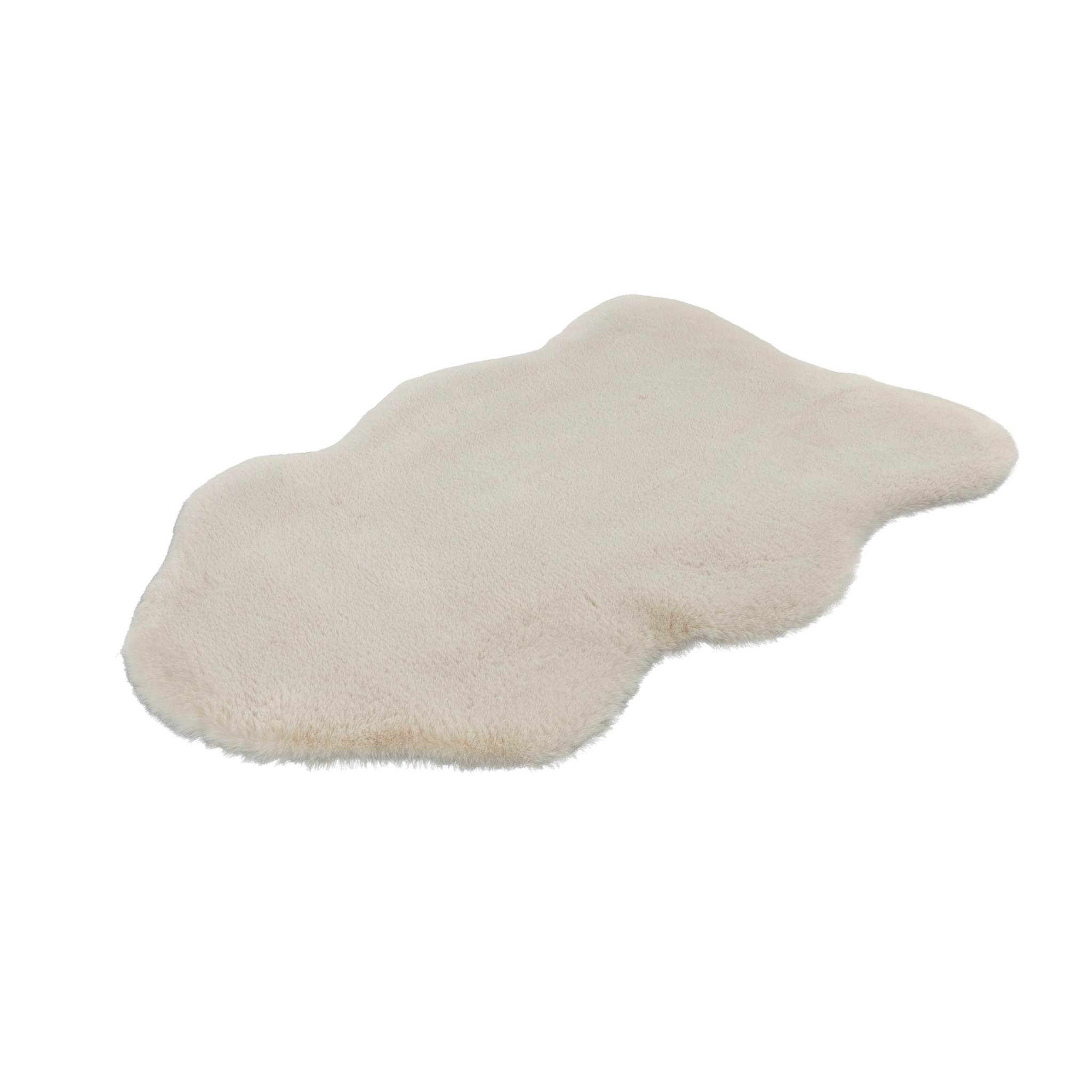 Fausse fourrure ivoire confortable