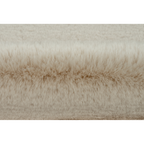 Lalee Heaven Hochflor-Teppich in Beige/Creme mit weichem Felloptik-Flor und natürlichem Farbverlauf