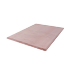 Lalee Heaven Teppich in zartem Rosa – flauschiger Kunstfell-Teppich für ein gemütliches Zuhause