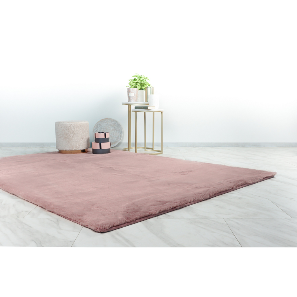 Tapis rose poudré Paradis