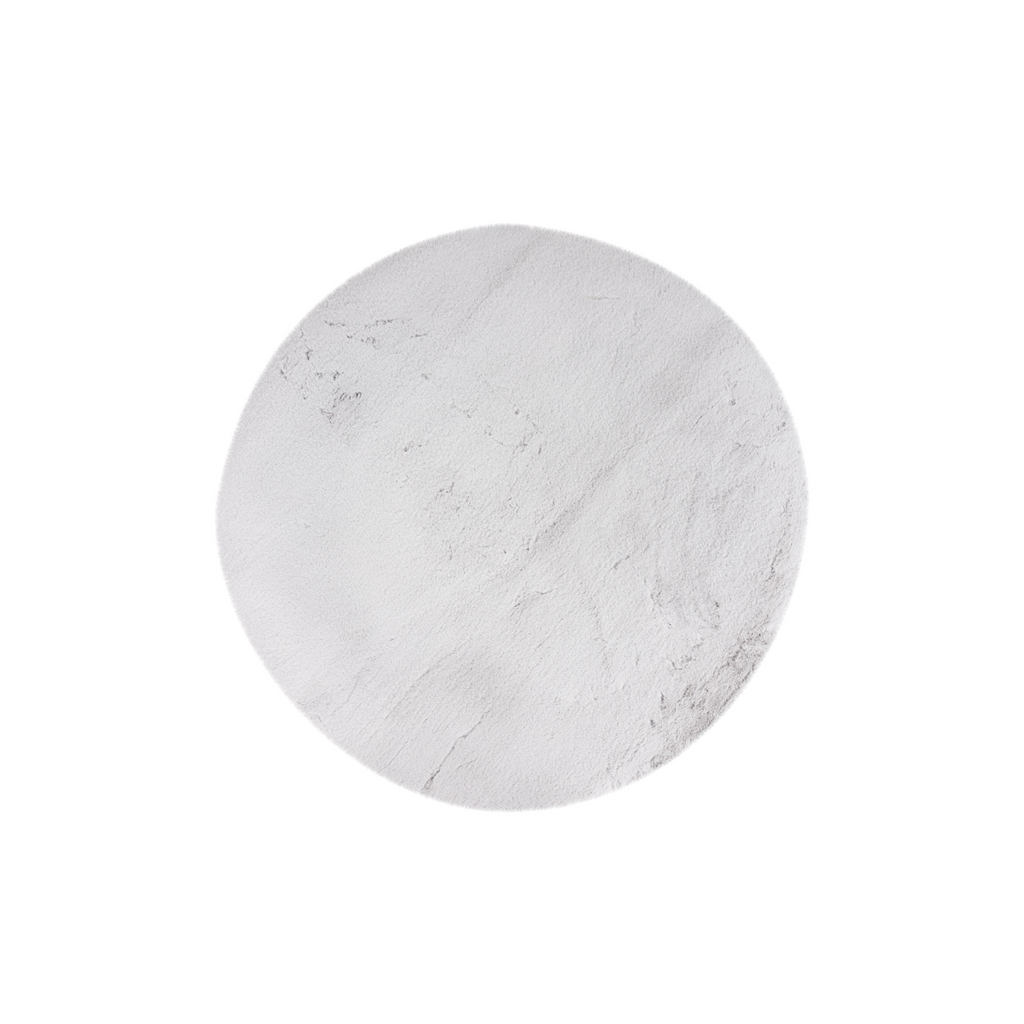 runder Teppich Heaven silber