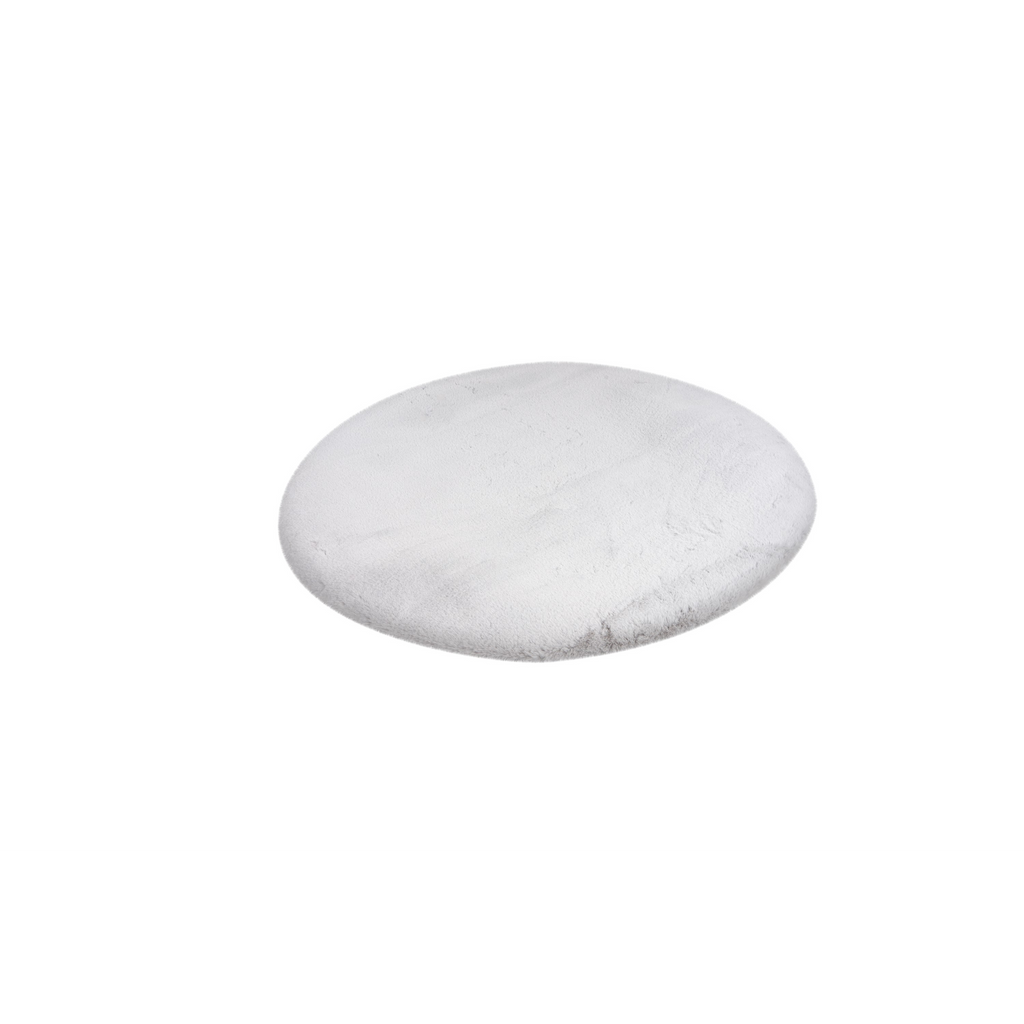 runder Teppich Heaven silber