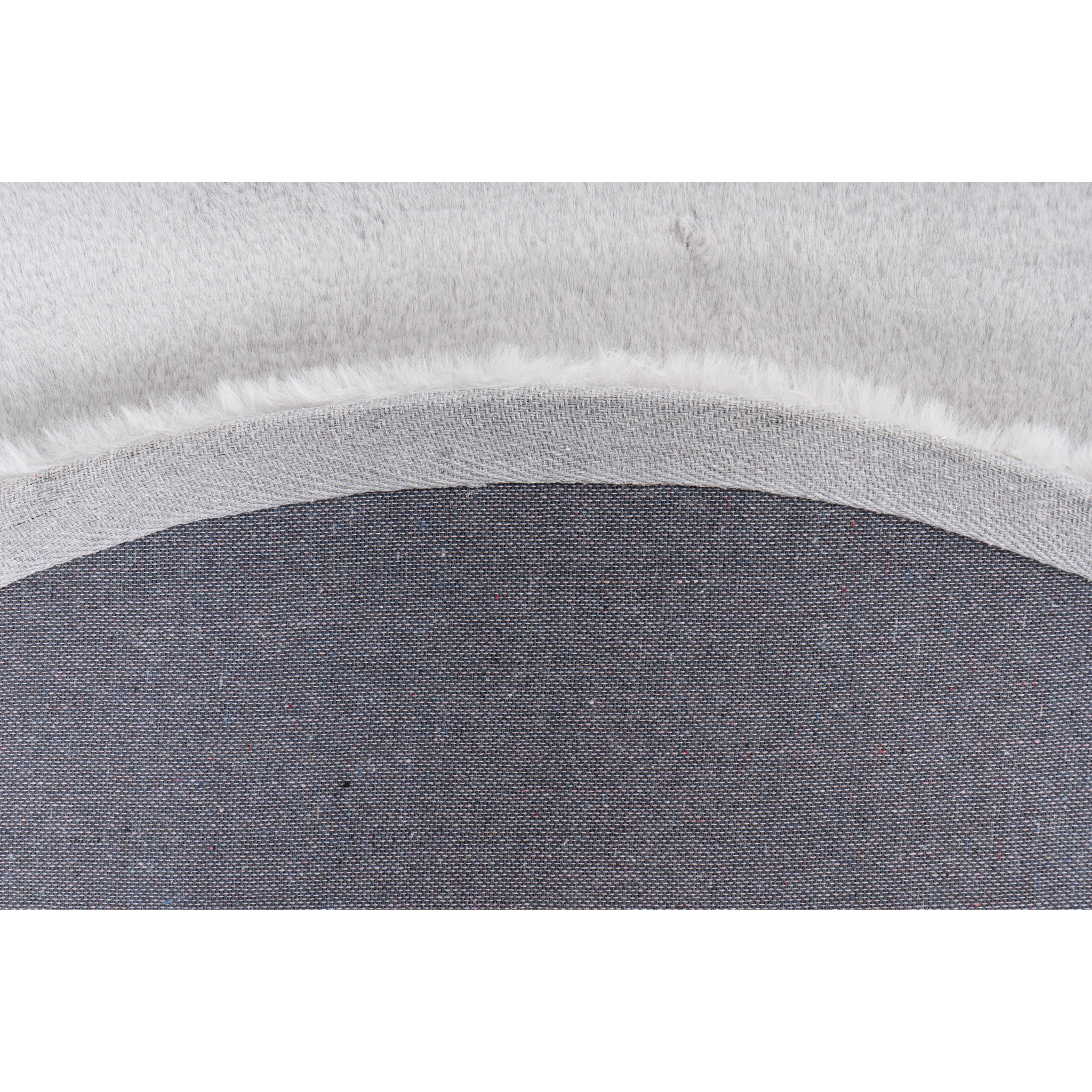 Tapis rond argenté du paradis