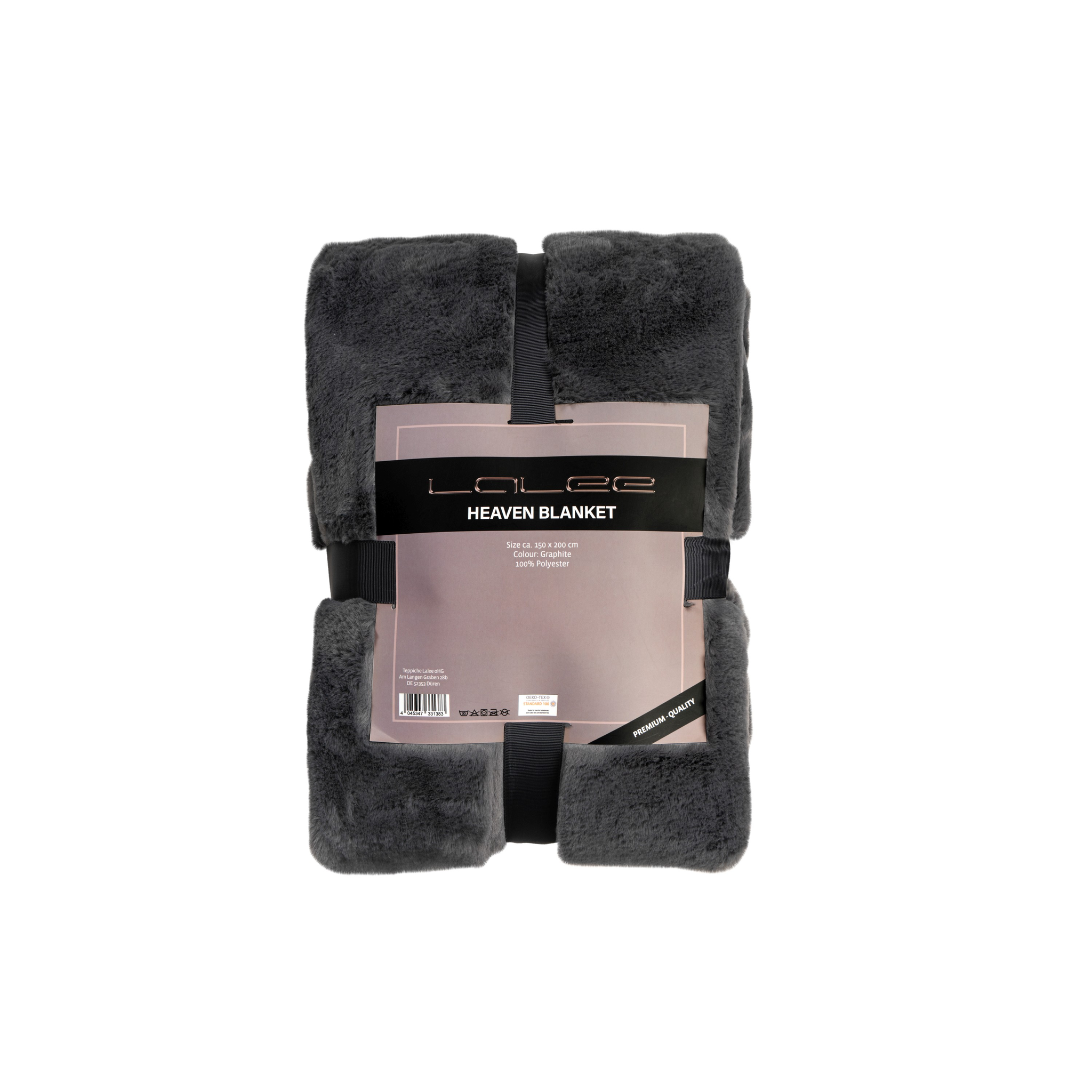 Couverture douillette en graphite Heaven