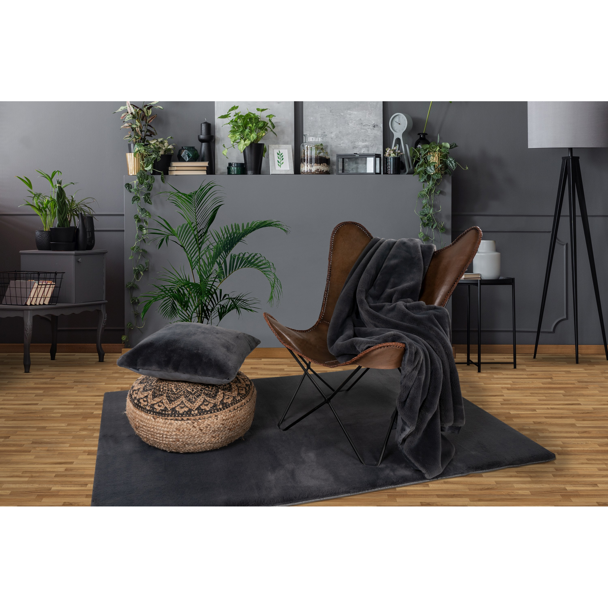 Couverture douillette en graphite Heaven