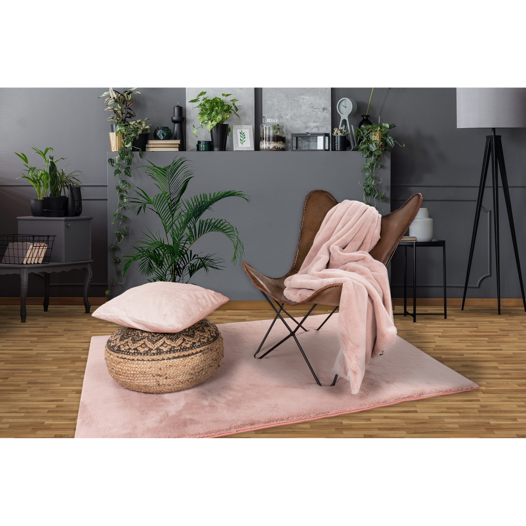 Couverture rose paradisiaque toute douce