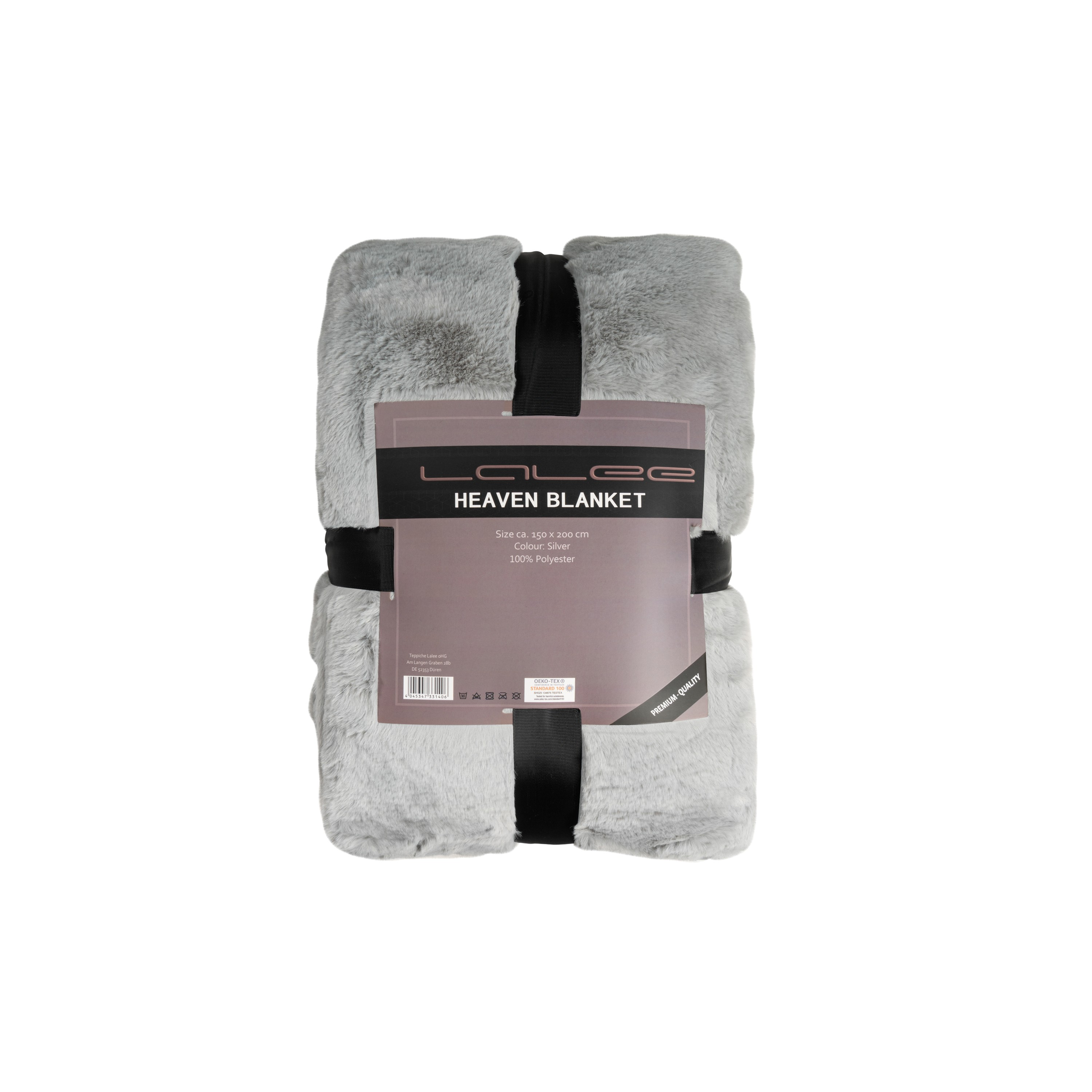 Couverture douillette argentée du ciel