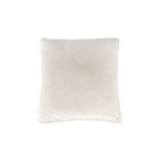 Lalee Heaven Kissen 50x50 cm in Cremeweiß – weiches Velvet-Dekokissen für Sofa und Bett