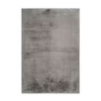 Lalee Heaven Hochflor-Teppich in Grau – weicher, flauschiger Wohnzimmerteppich in modernem Design