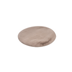 Lalee Heaven Teppich rund in Beige/Taupe – flauschiger Kurzflor-Teppich in ovaler Form