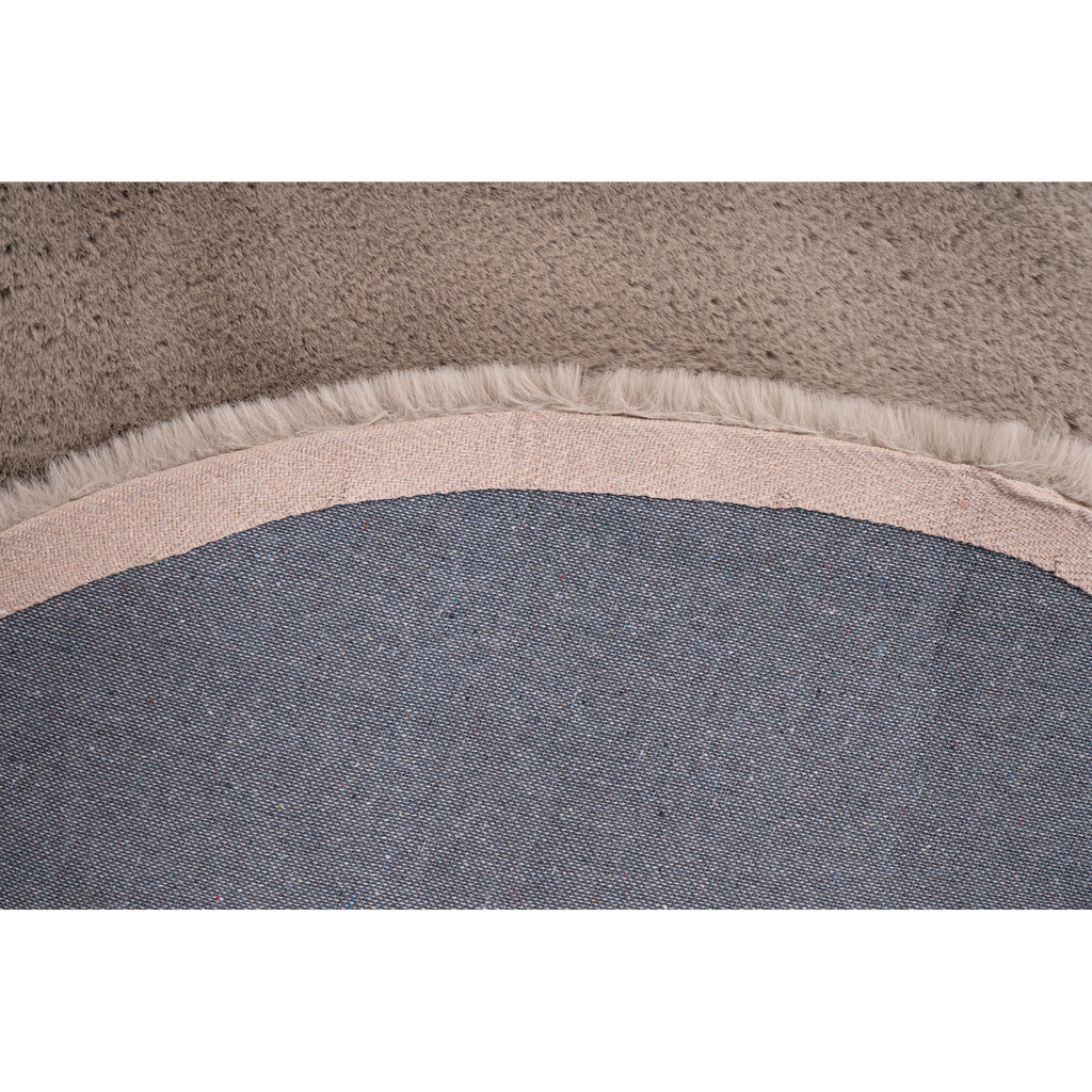 runder Teppich Heaven taupe