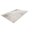 Lalee Heaven Hochflor-Teppich in Creme-Beige, weicher Flor mit leichtem Schimmer, rechteckig