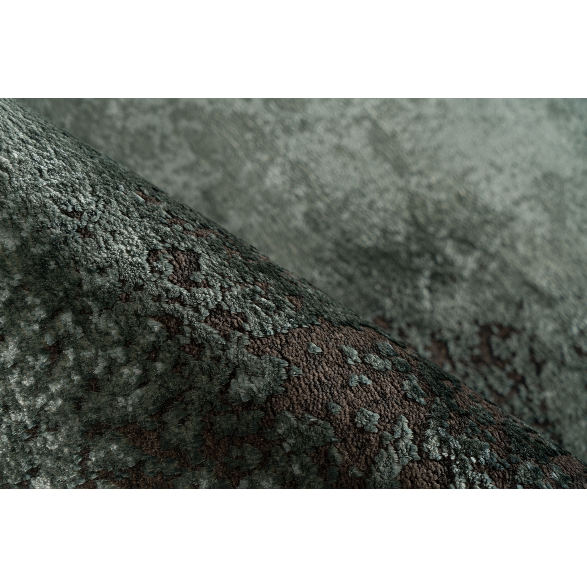 Tapis Élysée vert onyx de Pierre Cardin