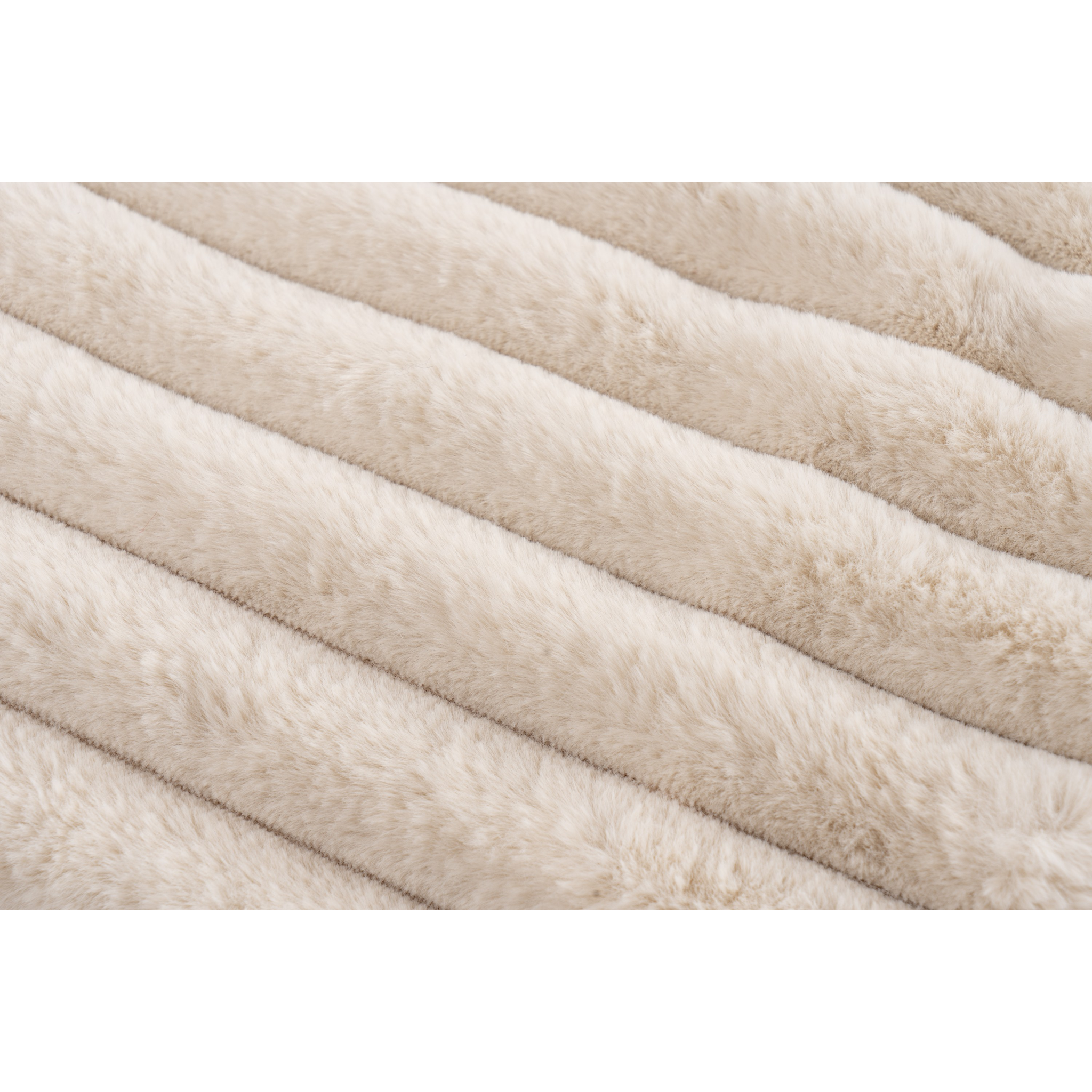 Couverture douce et moelleuse beige