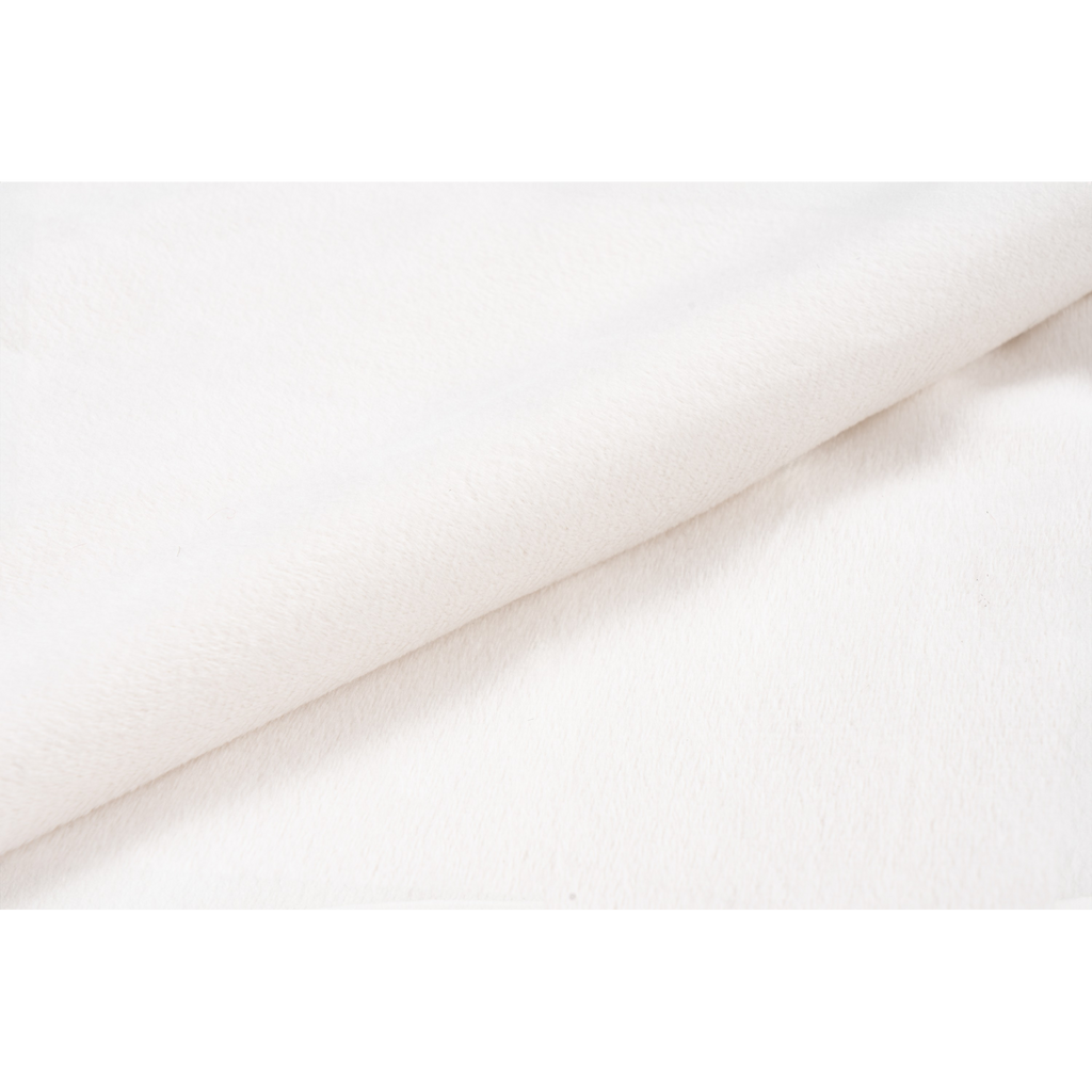 Couverture douce et moelleuse couleur ivoire