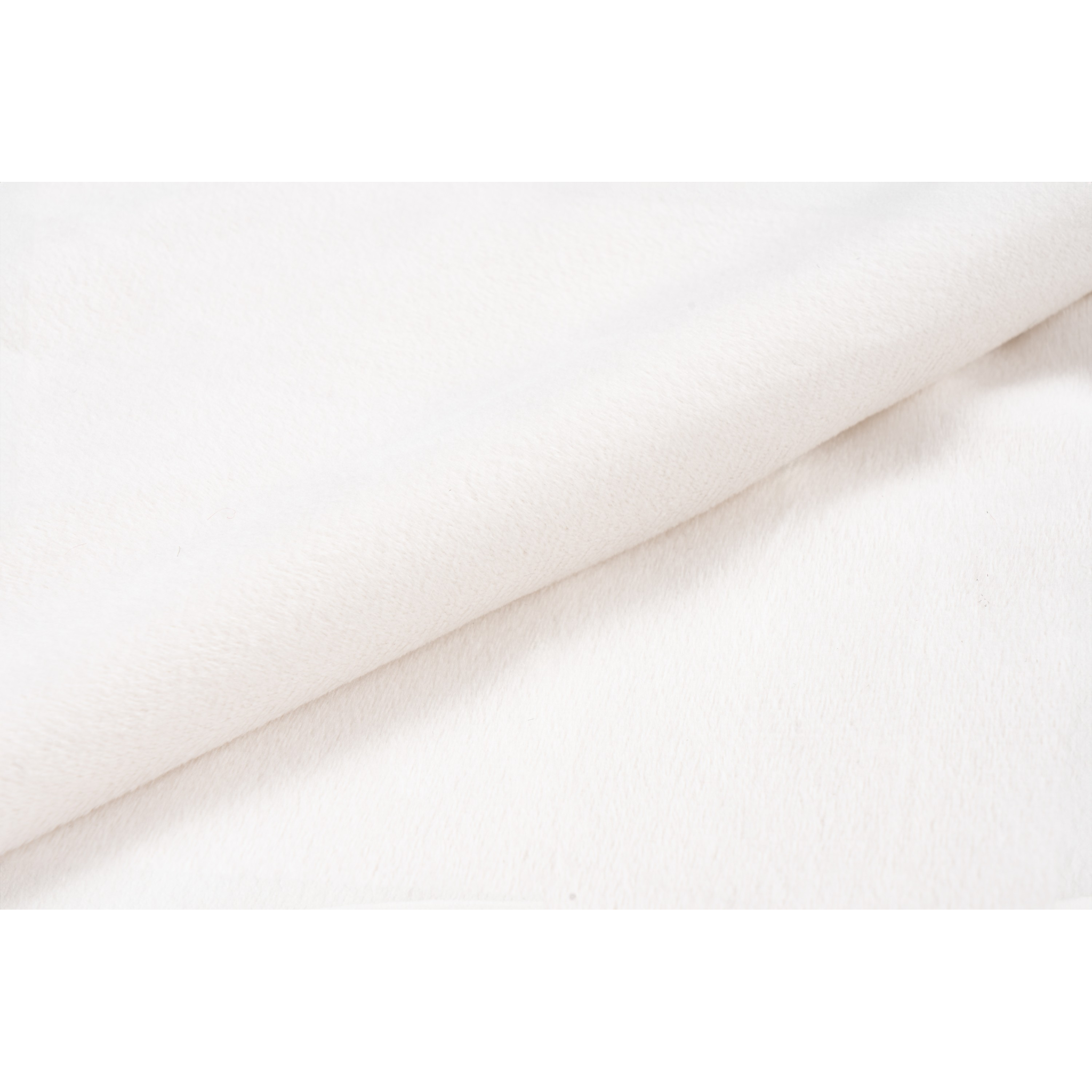 Couverture douce et moelleuse couleur ivoire