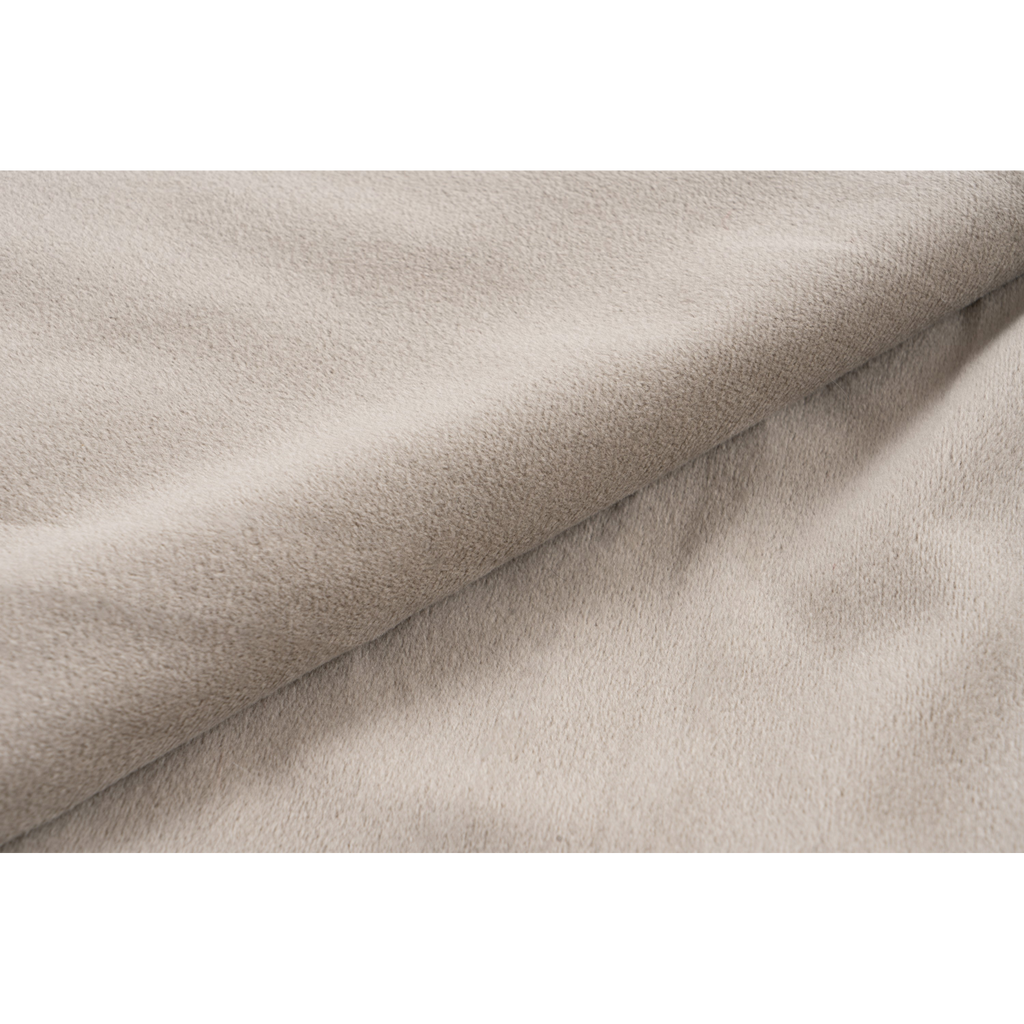 Couverture douce et moelleuse couleur taupe