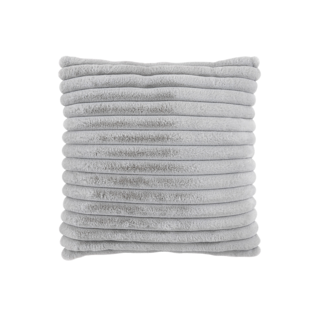 Dekokissen Plush silber