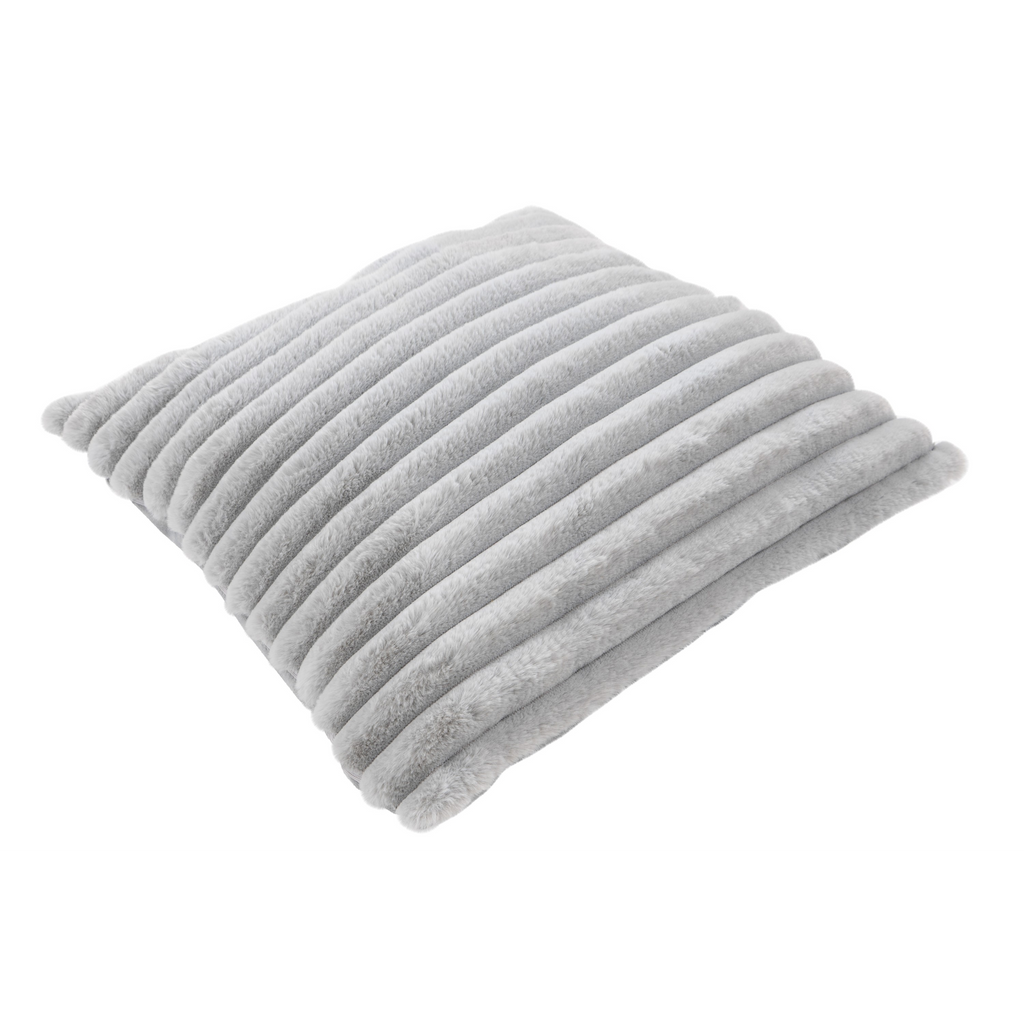 Dekokissen Plush silber