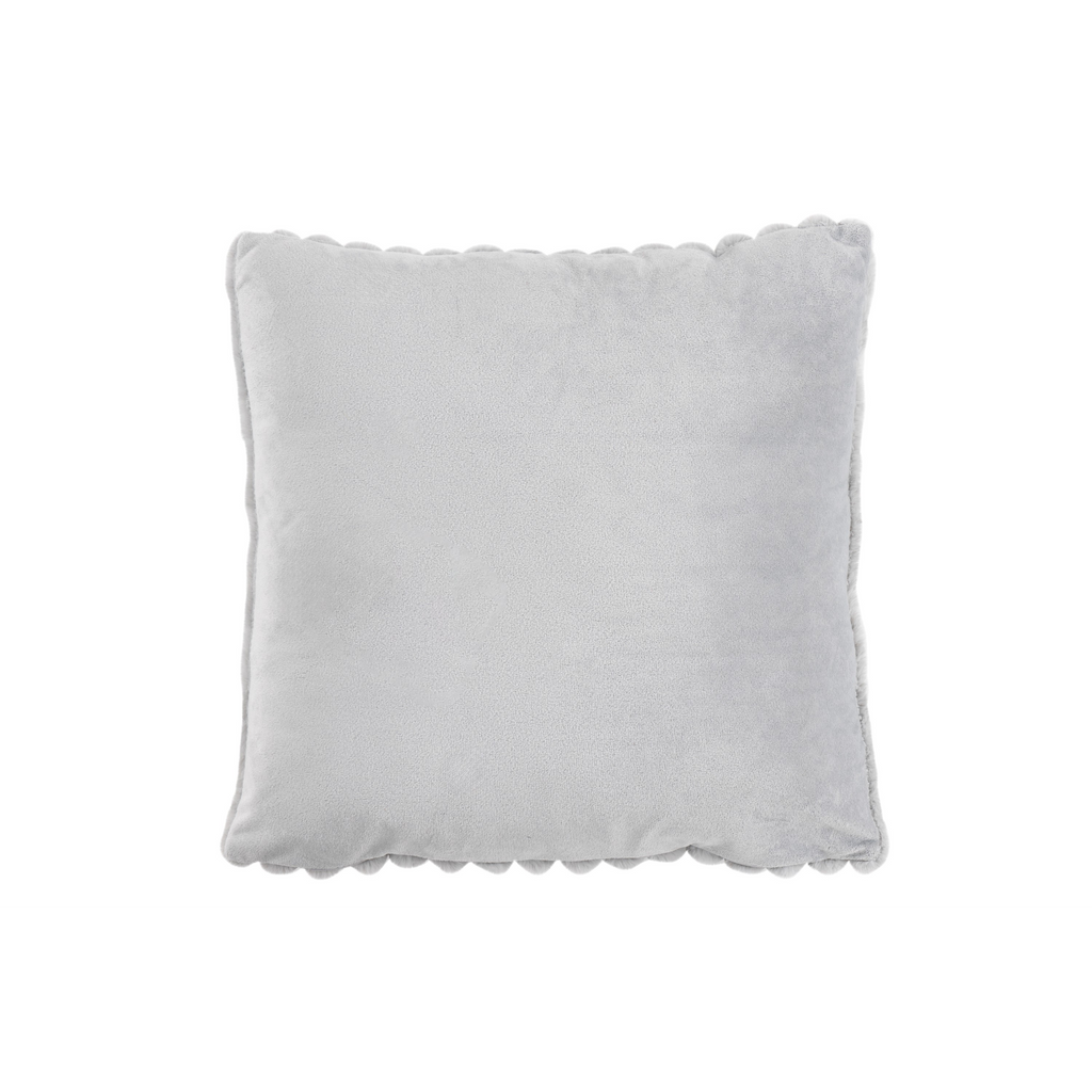 Dekokissen Plush silber