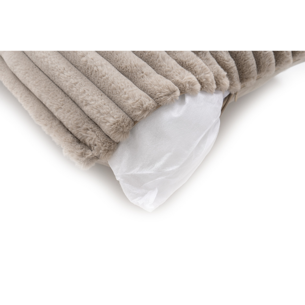 Dekokissen Plush taupe