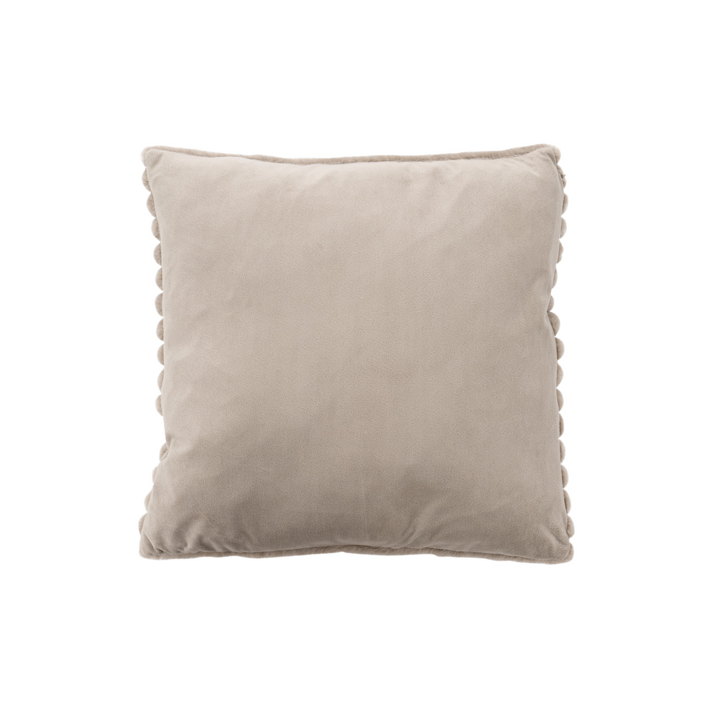 Dekokissen Plush taupe