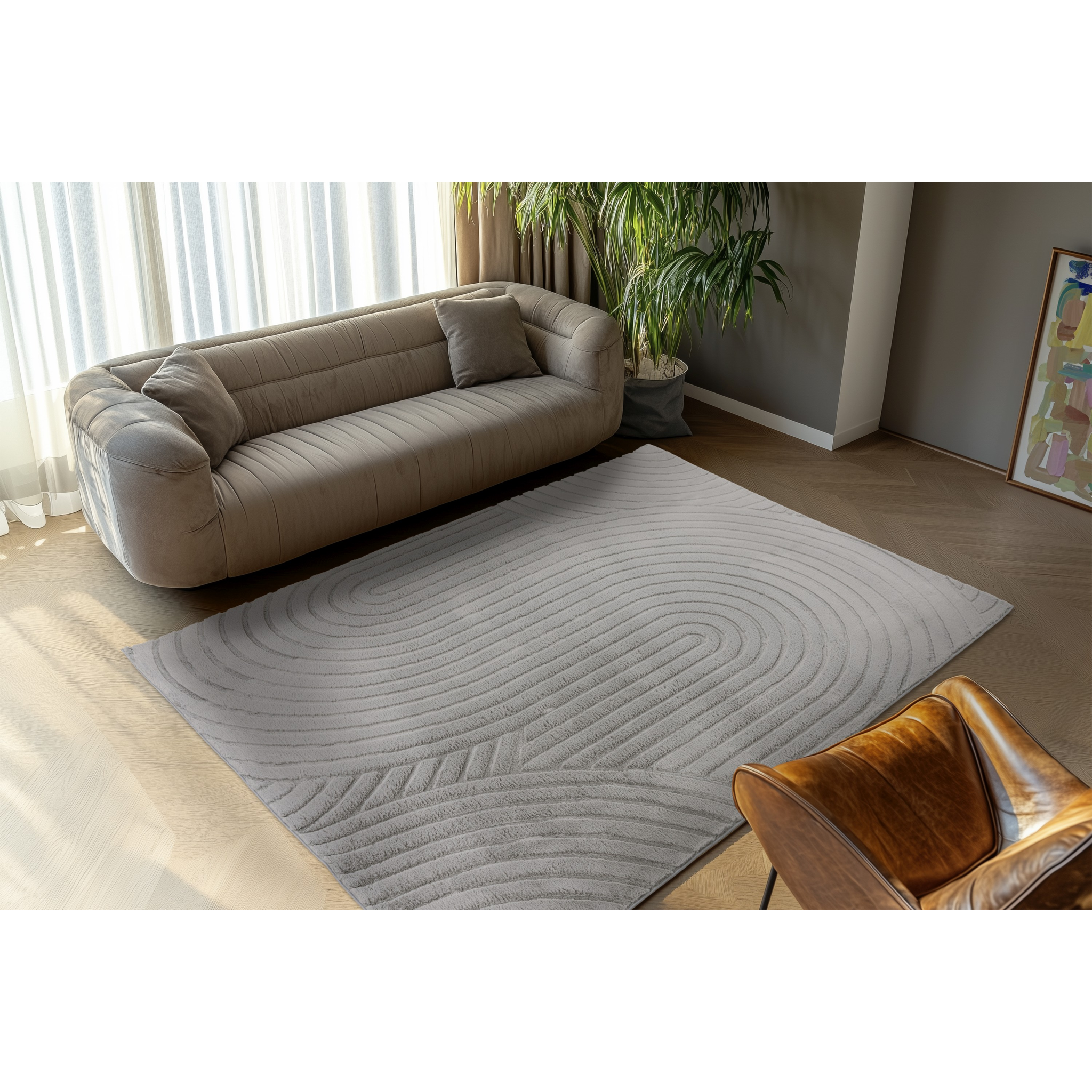 Tapis confort, argent