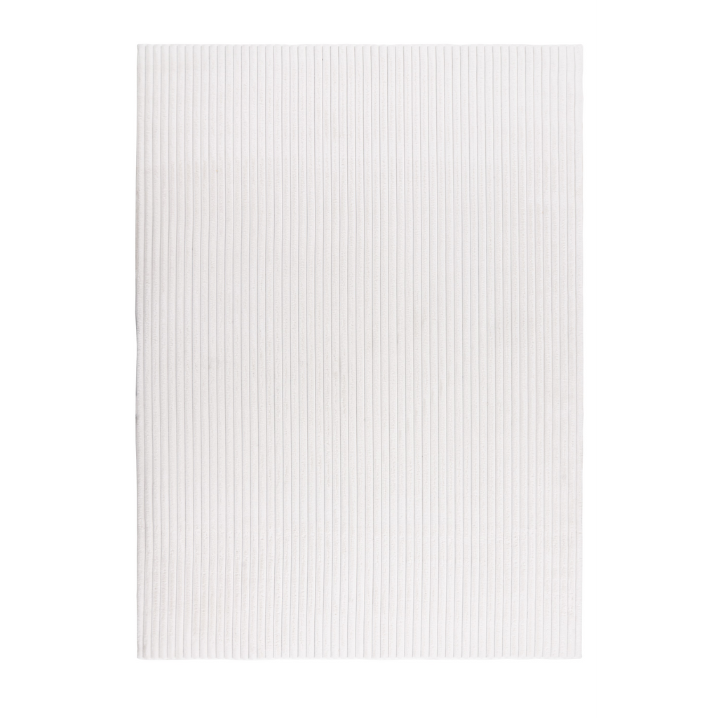 Tapis moelleux ivoire 80x150cm