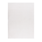 Lalee Plush Teppich in Weiss mit feinen Rippen-Streifen, modernes minimalistisches Design