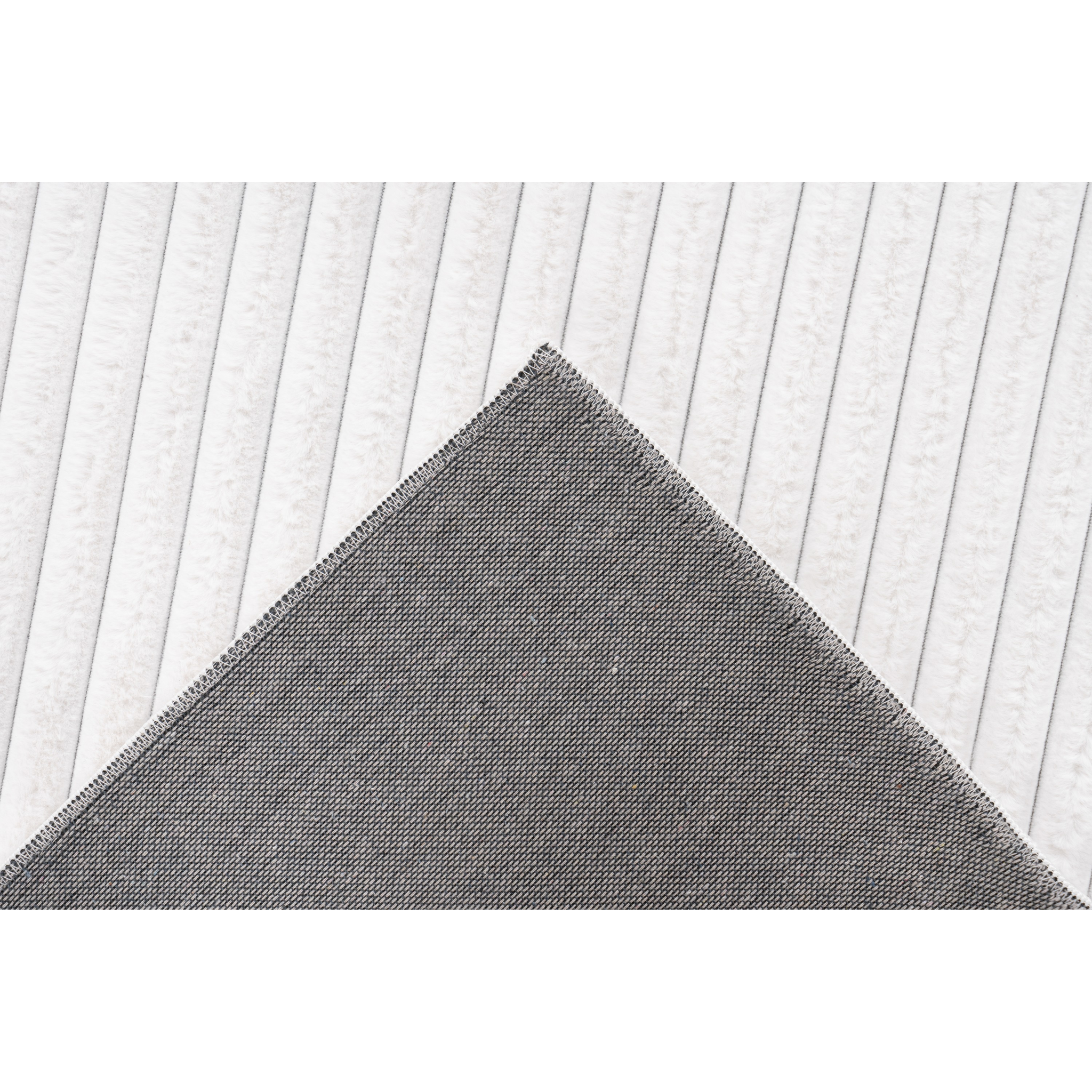 Tapis moelleux ivoire 80x150cm