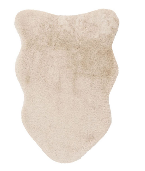 Fausse fourrure beige douillette