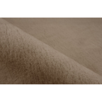 Lalee Dolce Teppich in Taupe – weicher Flor, Nahaufnahme der Rückseite, 160x230 cm