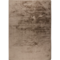 Lalee Dolce Teppich in Taupe, 160x230cm – weicher Hochflor-Teppich in warmen Brauntönen