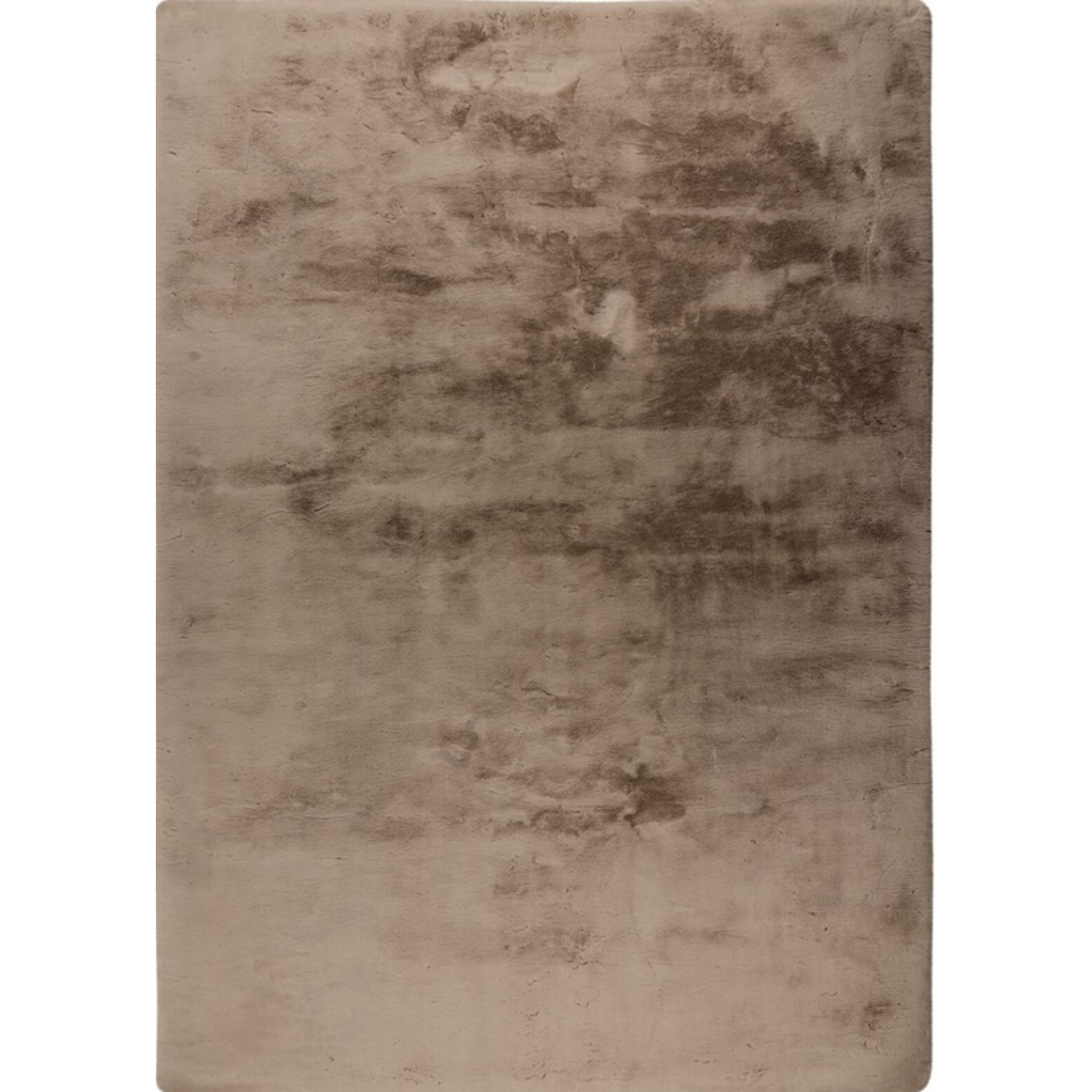 Tapis doux couleur taupe