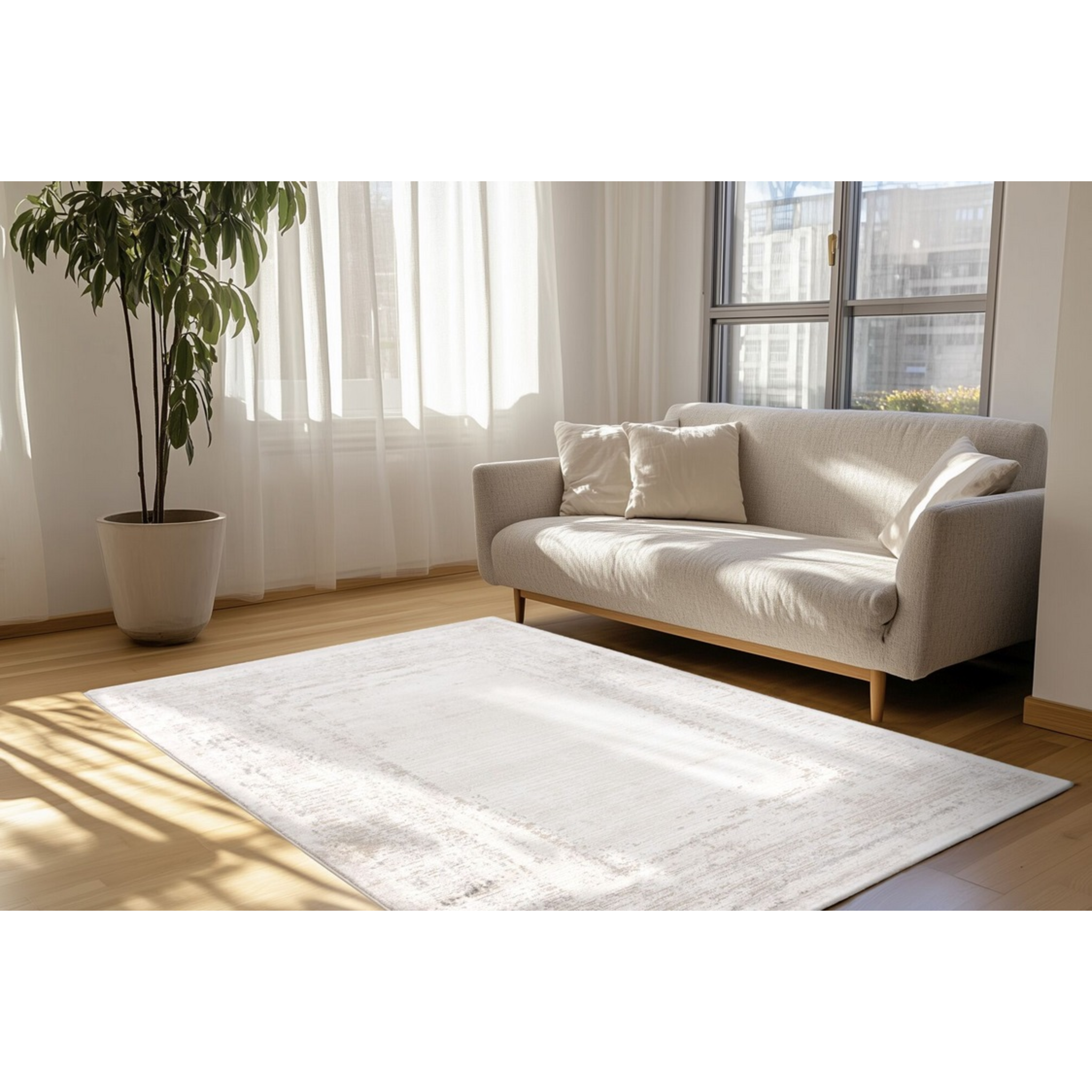 Tapis Pierre Cardin Lyon argent