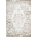 Lalee Pierre Cardin Paris Teppich Taupe 160x230cm – vintage orientalisches Muster in Grau-Beige-Tönen