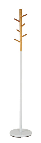 HAKU Möbel Garderobenständer aus Massivholz in Braun 30 x 173 cm