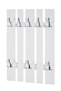 HAKU Möbel Wandgarderobe aus MDF in Weiss 65 x 9 x 100 cm