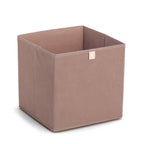 Aufbewahrungsbox Stoff rosa quadratisch mit Griff - Ordnungsbox Textil