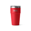 YETI Rambler Becher rot 591ml stapelbar - isolierte Trinkflasche