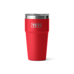 YETI Rambler Becher rot 591ml stapelbar - isolierte Trinkflasche