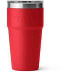 YETI Rambler Trinkbecher rot 591ml stapelbar Isolierbecher Edelstahl
