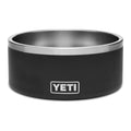 YETI Boomer Hundenapf in Schwarz - robuste Edelstahlschüssel mit rutschfestem Gummirand für Hunde