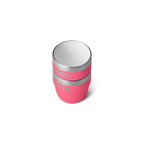 YETI Rambler 4oz Espresso Set 2er-Pack in Pink – gestapelte Edelstahl-Espressotassen in Tropical Pink