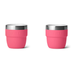 YETI Rambler Espresso-Set 2er, 4oz, Pink – doppelwandige Edelstahl-Espressotassen in Tropical Pink