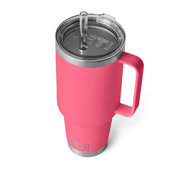 Gobelet isotherme YETI Rambler® de 1,25 L avec couvercle à paille, rose tropical