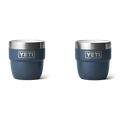 YETI Rambler Espresso-Tassen 2er-Set 4oz in Navy Blau, doppelwandige Edelstahl-Espressotassen