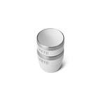 Yeti Rambler 4 oz Espresso-Set 2er in Weiss, gestapelte Edelstahl-Espressotassen mit YETI-Logo