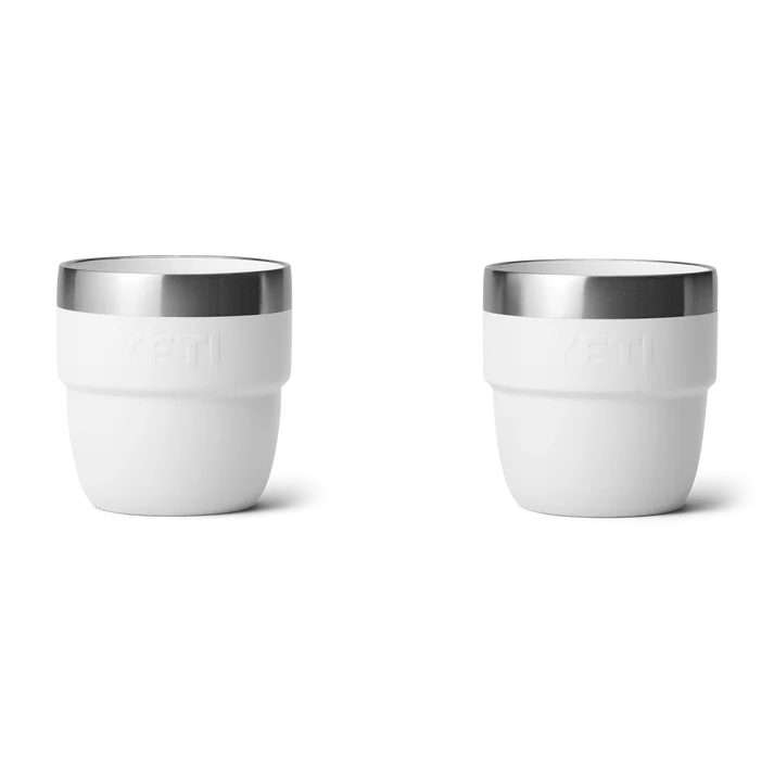 Ensemble de 2 tasses à expresso Rambler® YETI 118 ml (4 oz) blanches