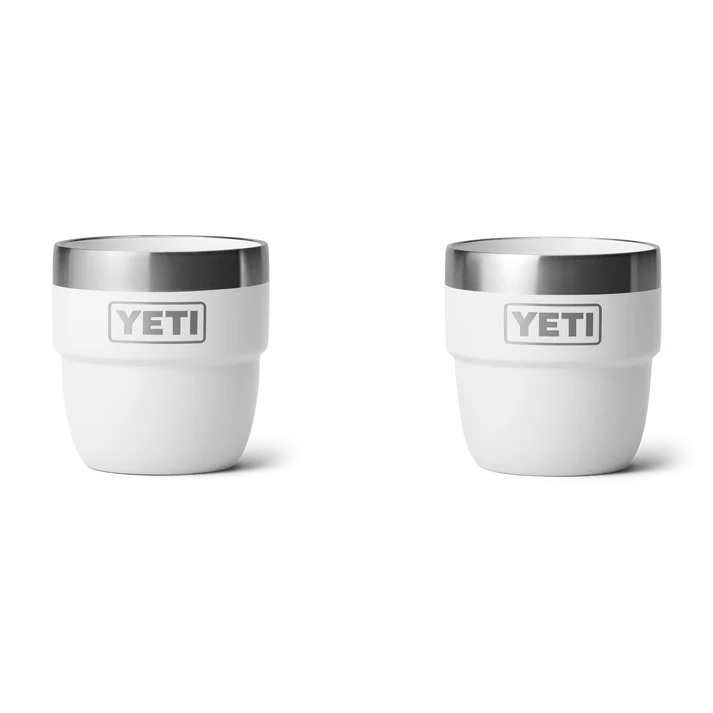Ensemble de 2 tasses à expresso Rambler® YETI 118 ml (4 oz) blanches